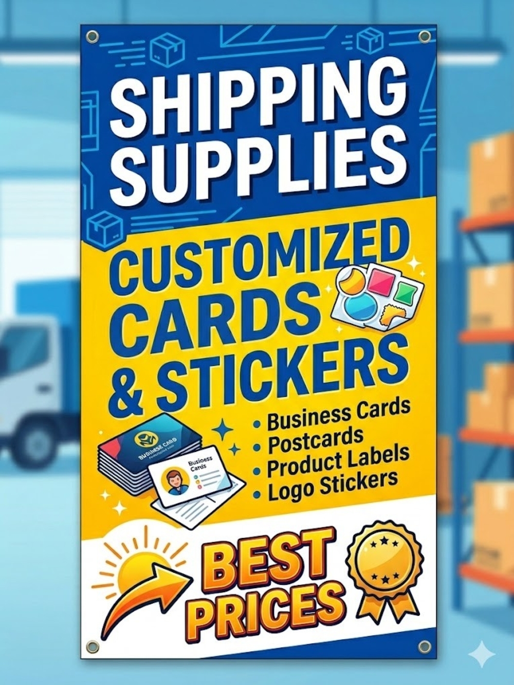 Customized  thank you Cards &  Stickers